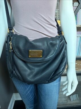 Marc by Marc Jacobs Navy Blue Leather Natasha Crossbody